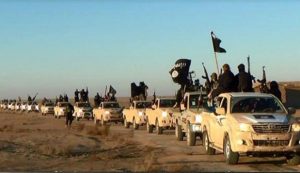 ISIL convoy hit in Samarra, 200 vehicles destroyed: Video
